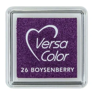 Tusz VersaColor pigmentowy Tsukineko Boysenberry – Jeżynowo‑Malinowy poduszka do stempli mała