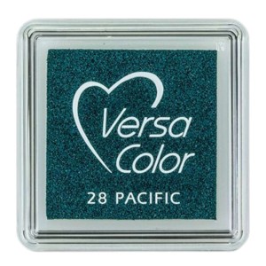 Tusz VersaColor pigmentowy Tsukineko Pacific – Morski Ciemny poduszka do stempli mała