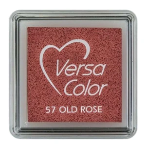 Tusz VersaColor pigmentowy Tsukineko Old Rose – Stara Róża poduszka do stempli mała