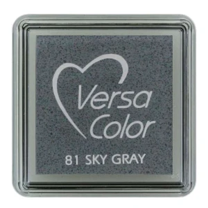 Tusz VersaColor pigmentowy Tsukineko Sky Gray – Szare Niebo poduszka do stempli mała