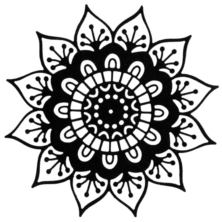 Wykrojnik do papieru Mandala – Ø10,2cm