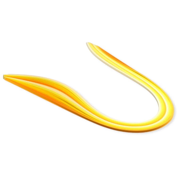 Papiery do quillingu Żółte, Pomarańczowe 10mm