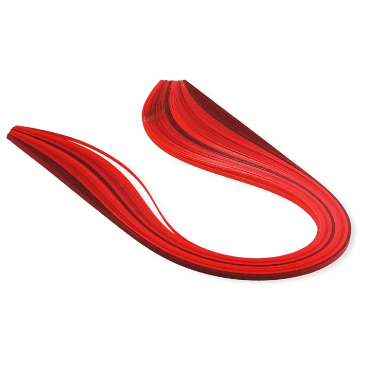 Papiery do quillingu Czerwone 10mm