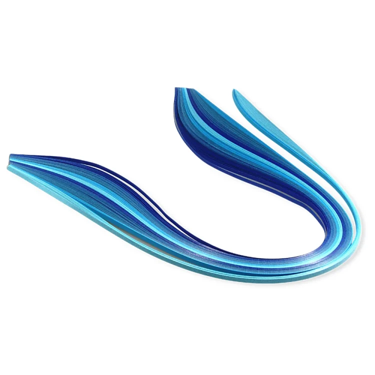 Papiery do quillingu Błękitne 10mm