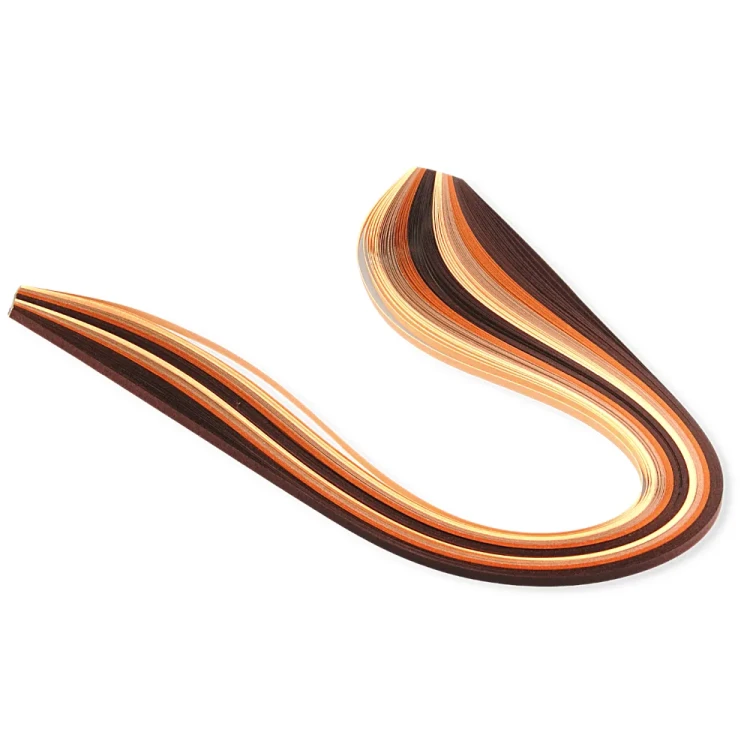 Papiery do quillingu Brązowe 10mm