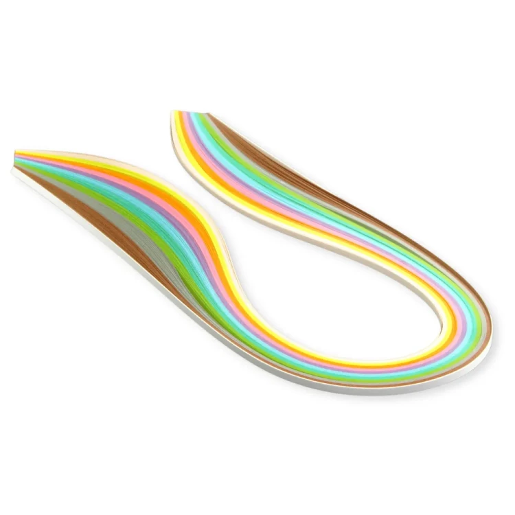 Paski do quillingu 10mm Mix Pastelowy