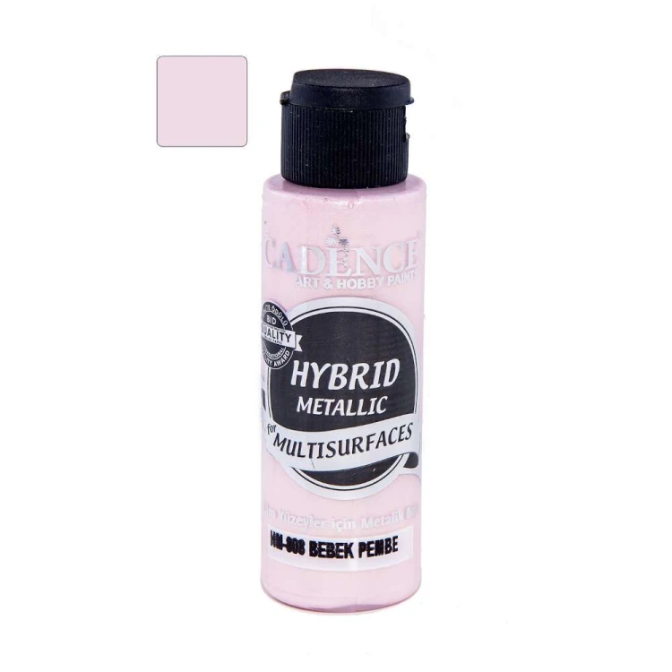 Farba hybrydowa metaliczna Dziecięcy Róż 70ml