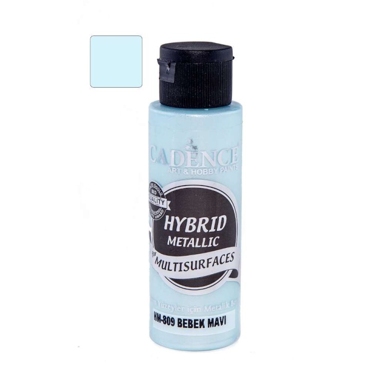 Farba hybrydowa metaliczna Dziecięcy Niebieski 70ml