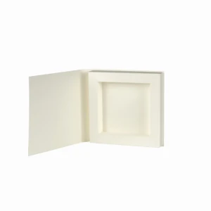 Pudełko Kremowe Shadow box z okładką Rzeczy z Papieru