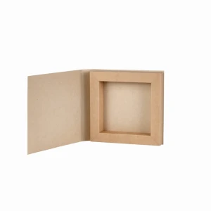 Pudełko Kraft Shadow box z okładką Rzeczy z Papieru