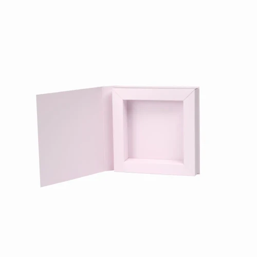 Pudełko Różowe Shadow box z okładką