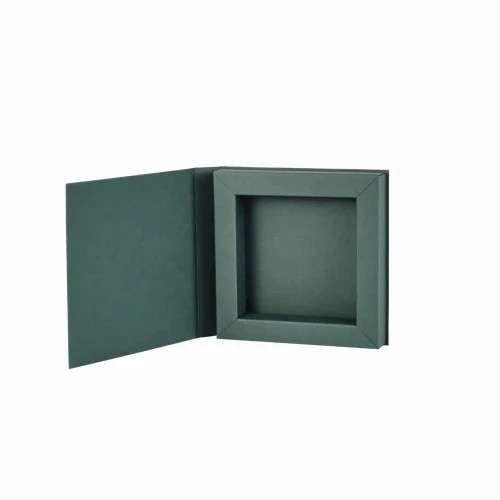 Pudełko Zielone Shadow box z okładką
