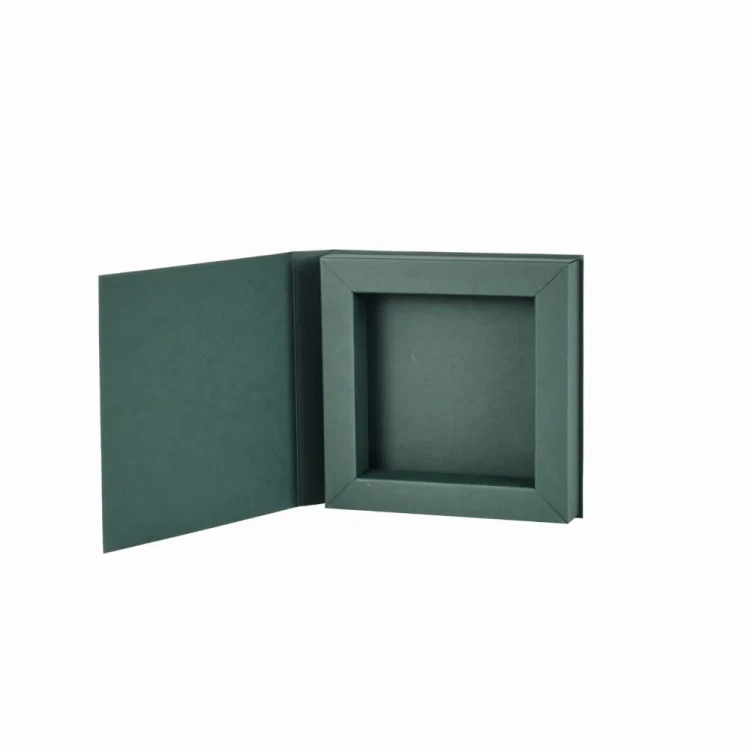 Pudełko Zielone Shadow box z okładką