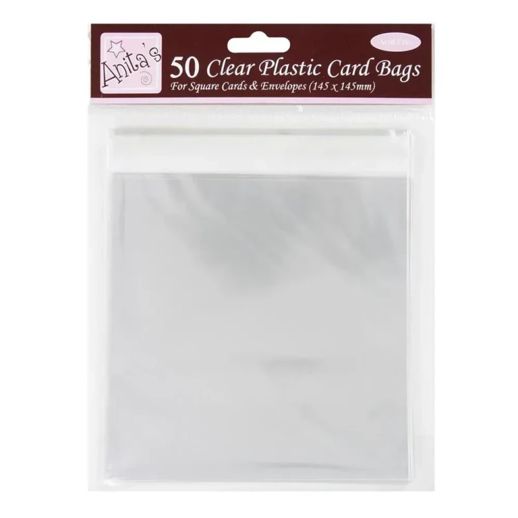 Torebki foliowe kwadratowe 14,5x14,5cm 50szt.