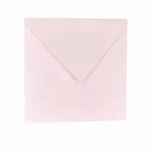 Koperta kwadratowa Różowa 15x15cm Rzeczy z Papieru