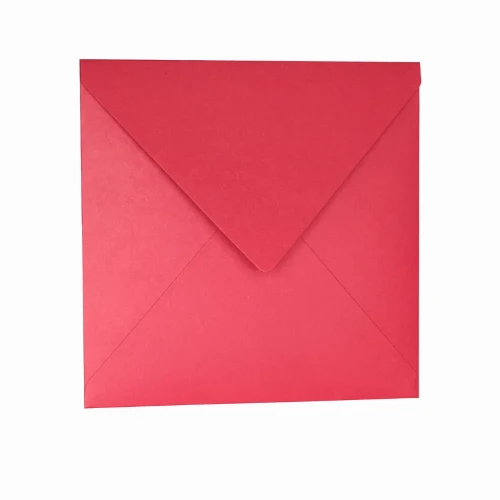 Koperta kwadratowa Czerwona 15x15cm