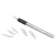 Skalpel metalowy z 6 ostrzami