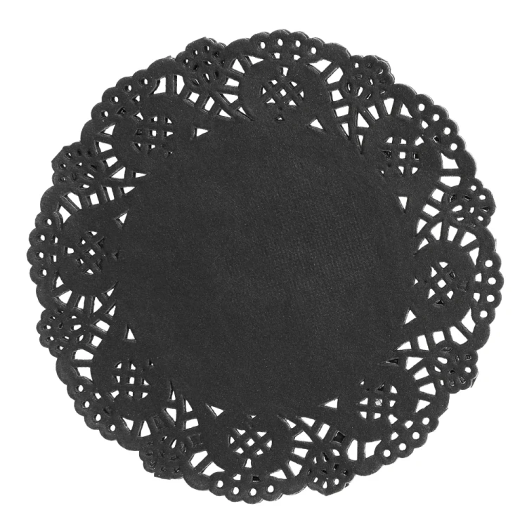 Serwetki papierowe Czarne 11,5 cm 30 sztuk