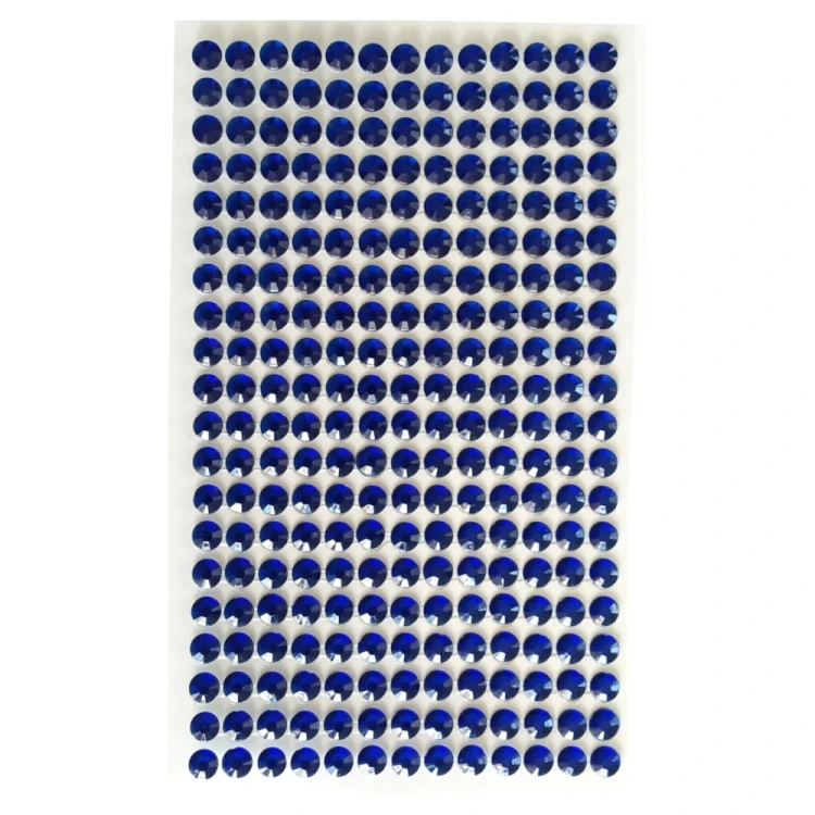 Diamenciki Samoprzylepne Granatowe 6 mm 260 sztuk