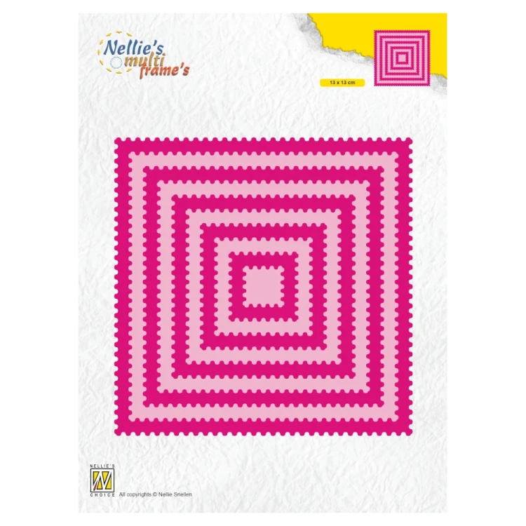 Kwadraty z Falą Wykrojnik Nellie's Choice