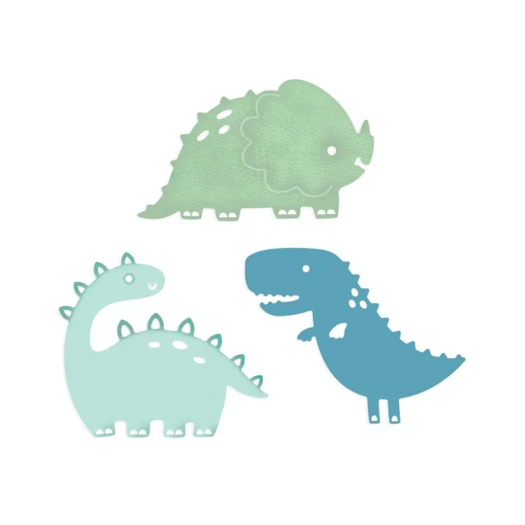 Dinozaury Zestaw wykrojników 3 sztuki