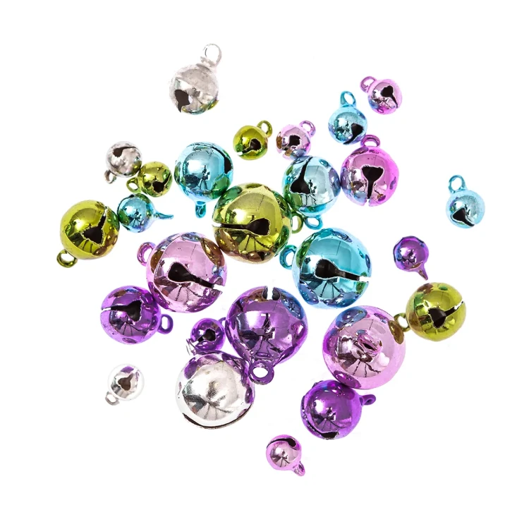 Dzwoneczki metalowe Pastel 26 sztuk