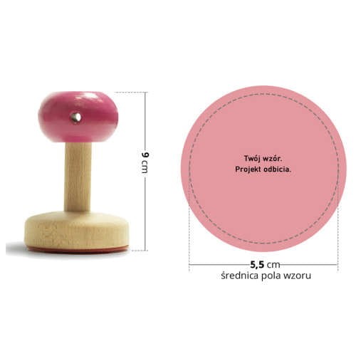 Stempel do ciastek i masy cukrowej 6 cm