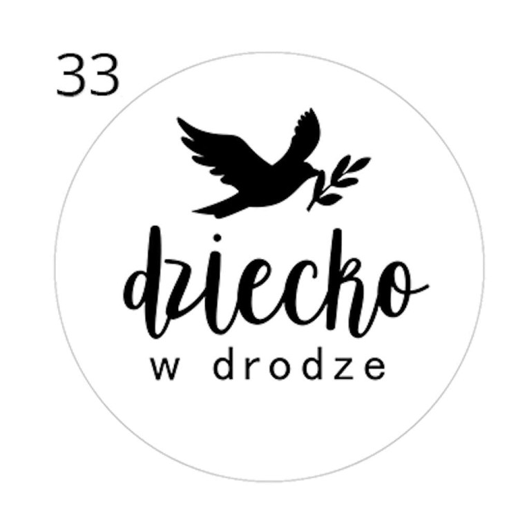 Dziecko w drodze - Stempel do ciastek