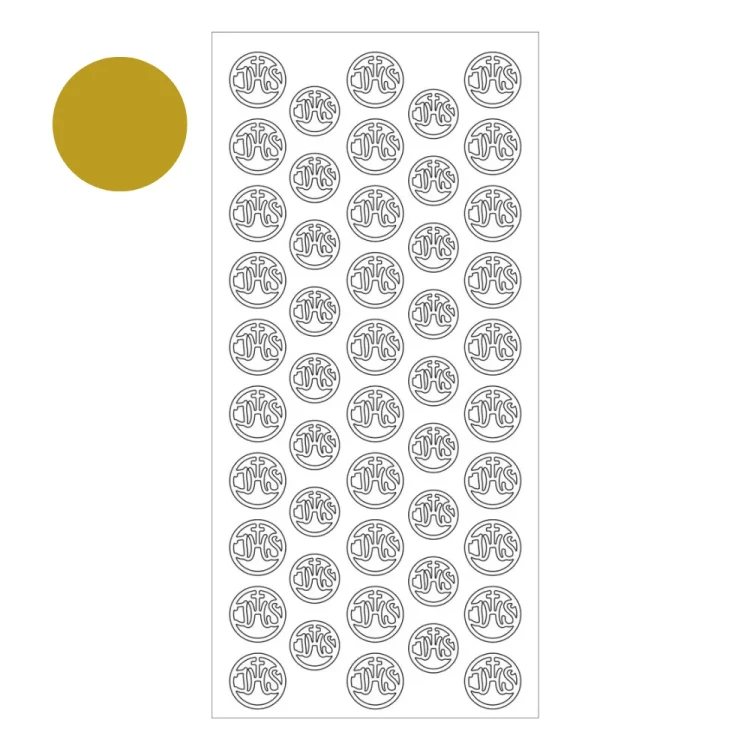 Naklejka ażurowa Hostia Złota