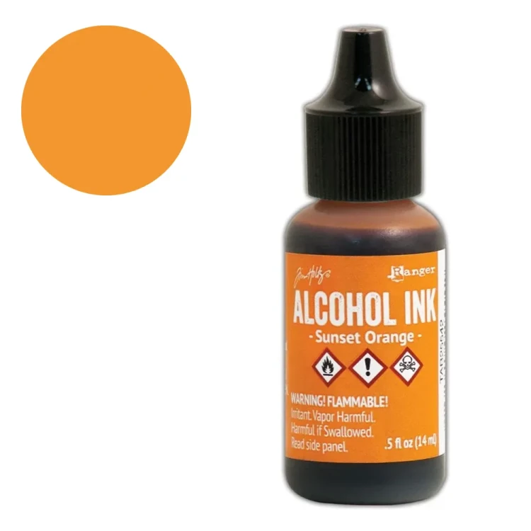 Pomarańczowy Zachód Tusz alkoholowy Tim Holtz 14 ml