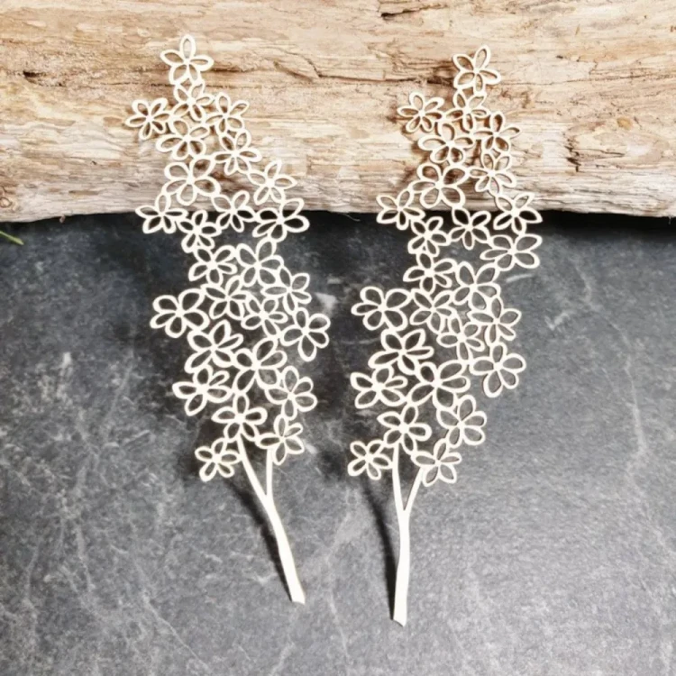 Wiosenny bez - tekturka ozdobna