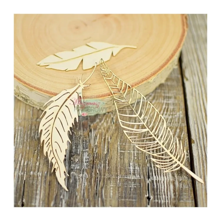 Piórka - tekturka ozdobna