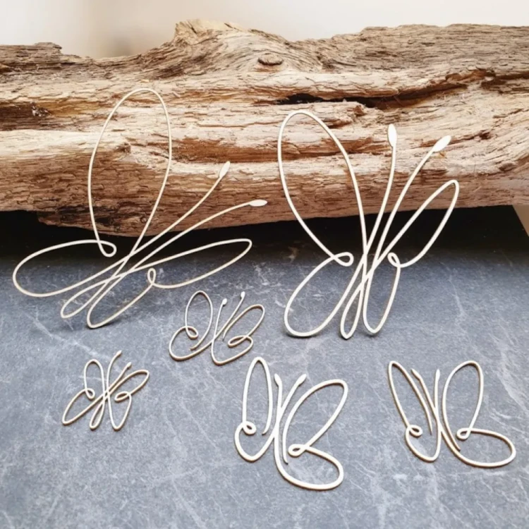 Delikatne motylki - tekturka ozdobna