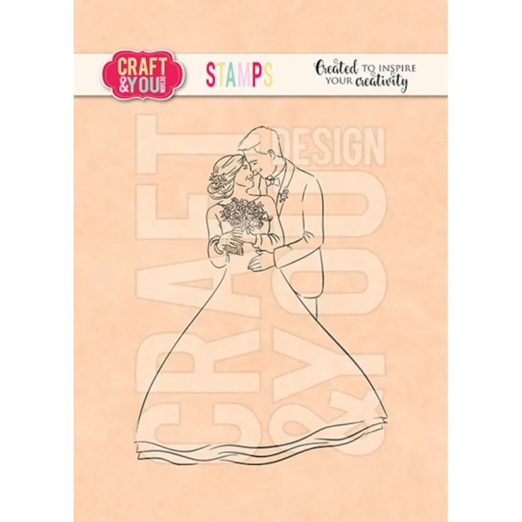 Szczęśliwa Para Młoda Stempel