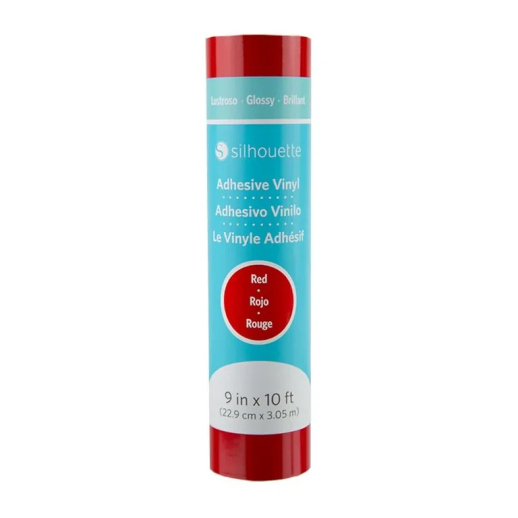 Folia samoprzylepna Czerwona Metaliczna Silhouette