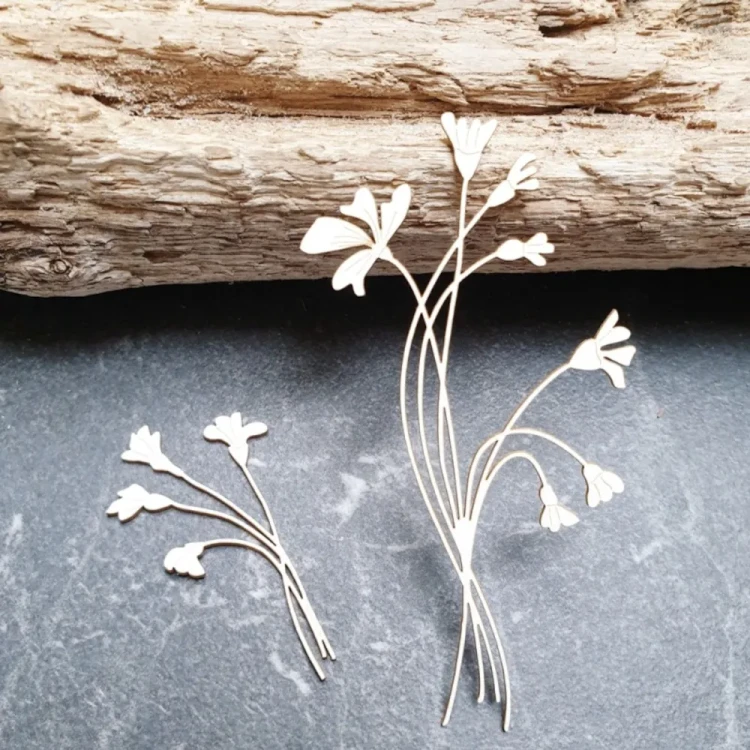 Jesienne kwiatuszki – tekturka ozdobna