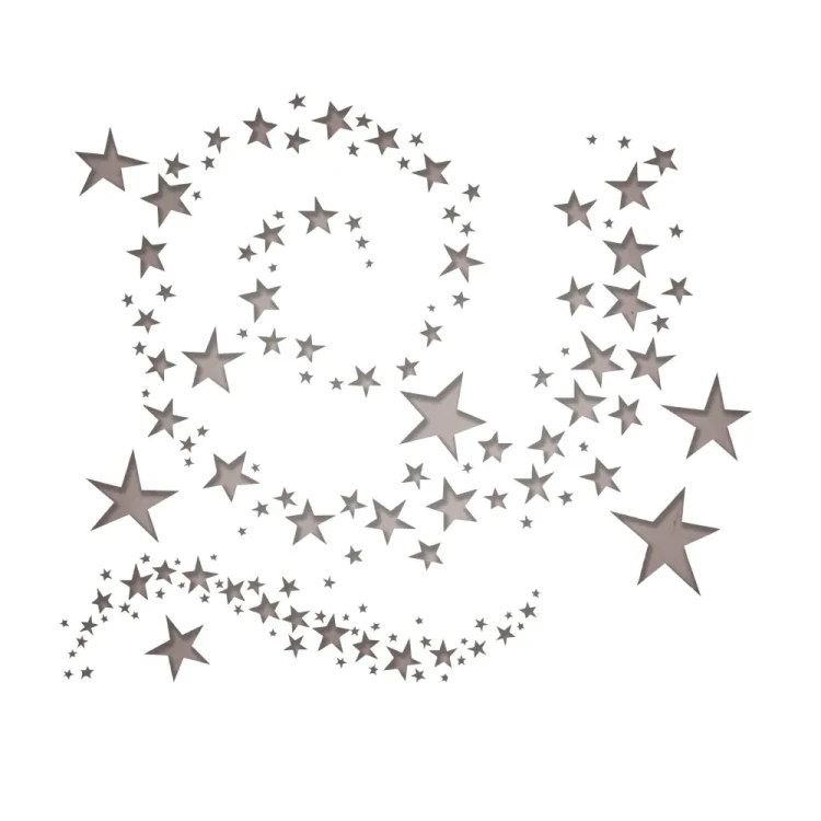 Swirling Stars Wykrojnik Sizzix Tim Holtz