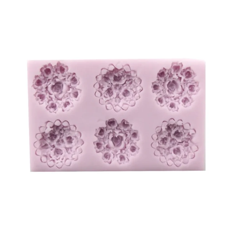 6 Mini Bukiecików Foremka silikonowa
