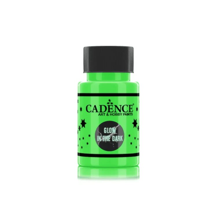 Farba świecąca w ciemności - Ciemnozielona - Glow in the Dark 50ml