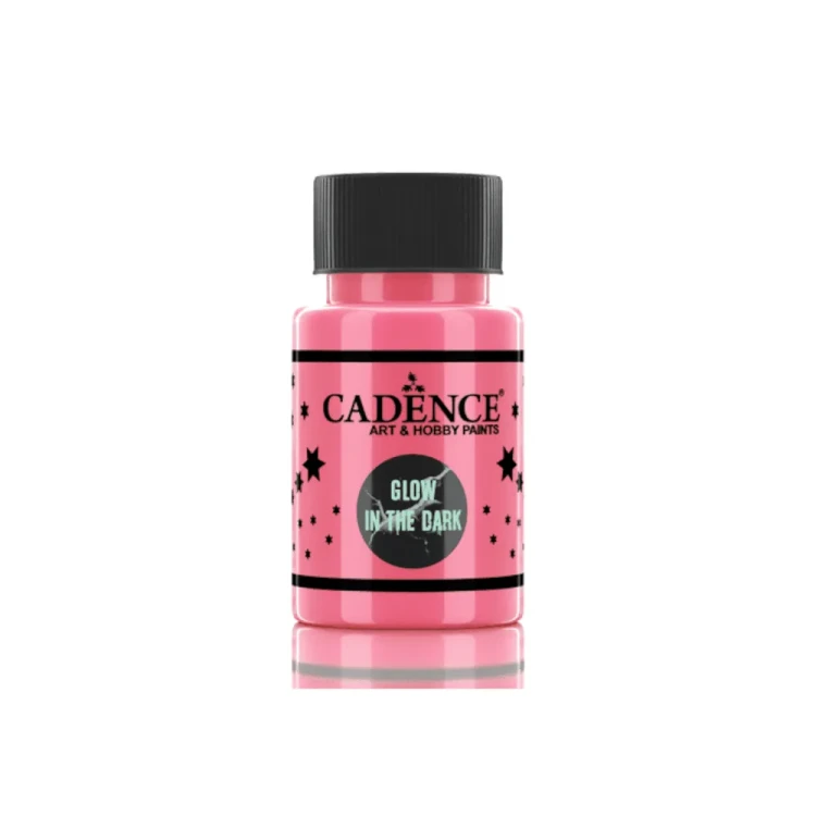 Farba świecąca w ciemności - Różowa - Glow in the Dark 50ml