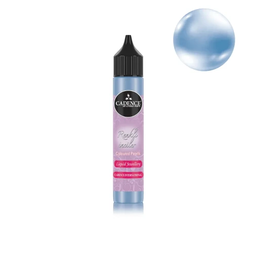 Perełki metaliczne Cadence Baby Blue