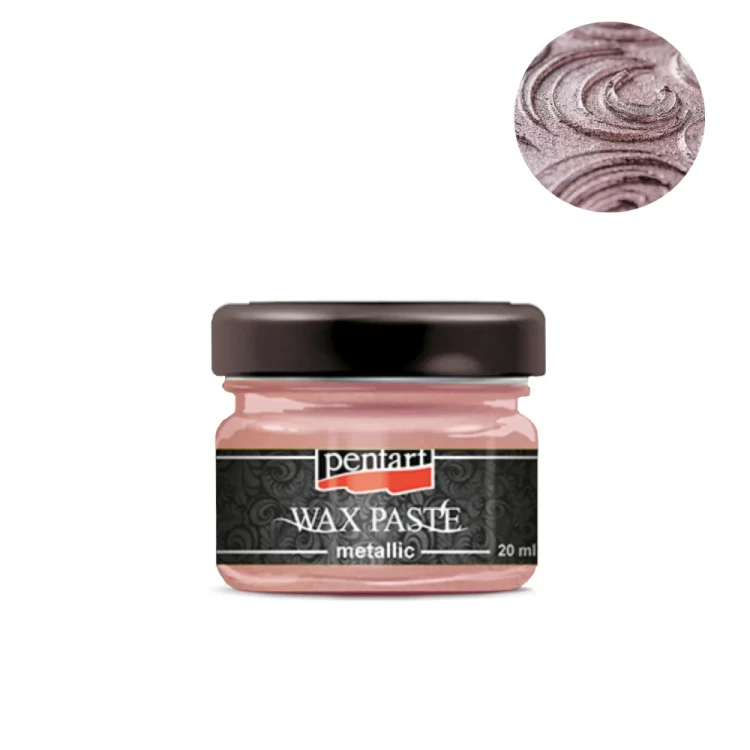 Pasta woskowa metaliczna Różowe Złoto 20 ml