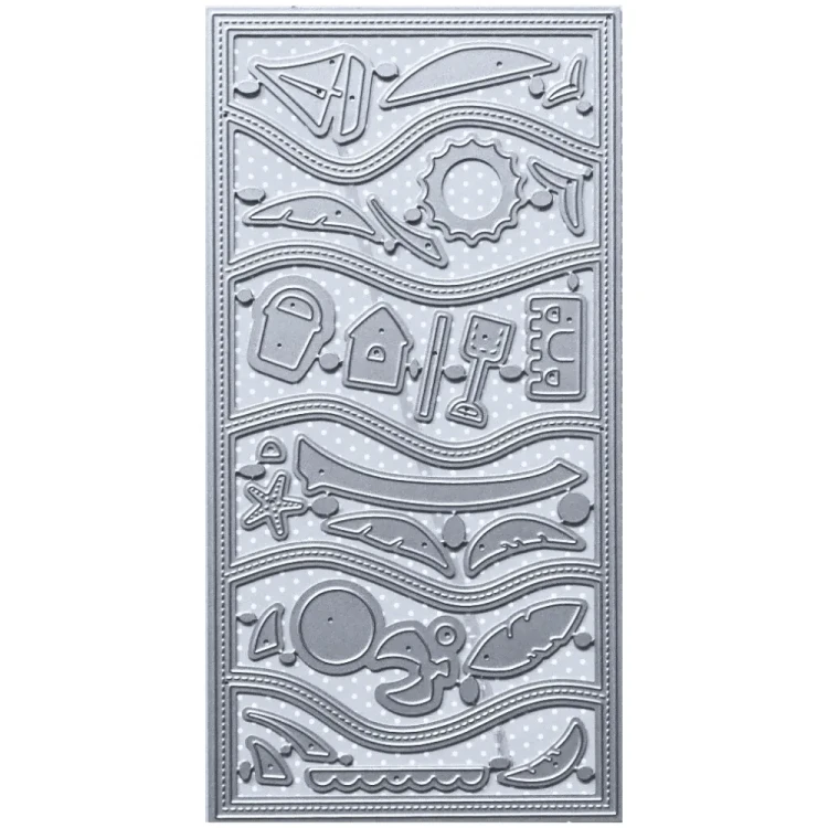 Plaża, Wakacje, Palma Wykrojniki do papieru