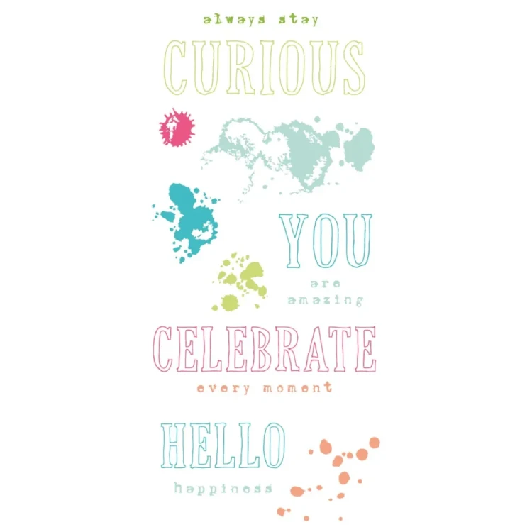 Zestaw Stempli Hello You Sentiments • Sizzix • 13 sztuk