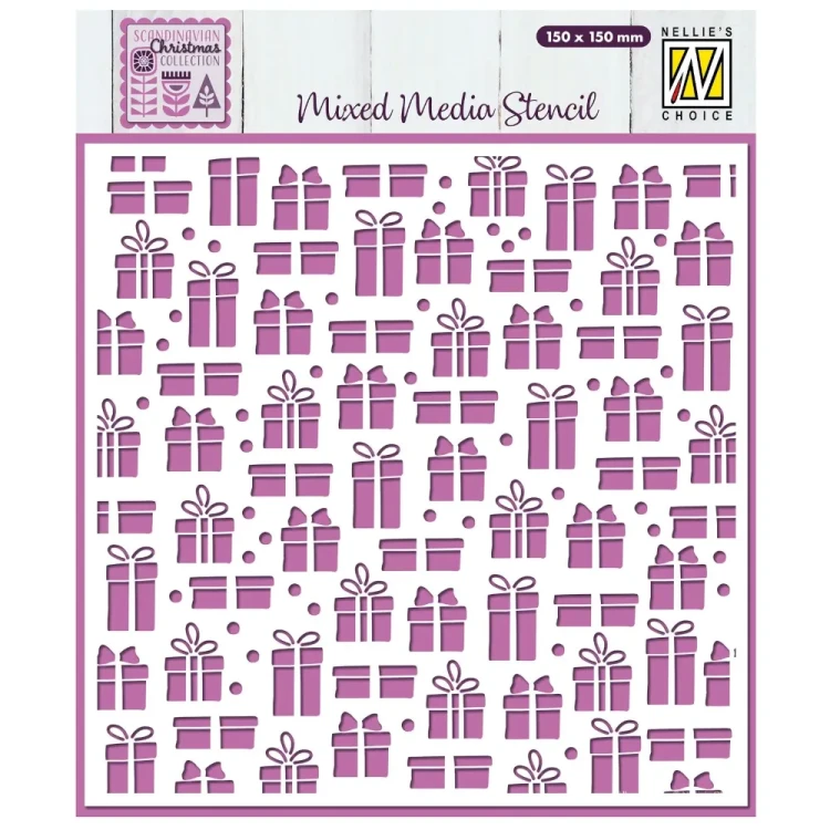 Szablon Presents • 15x15 cm • Nellie's Choice