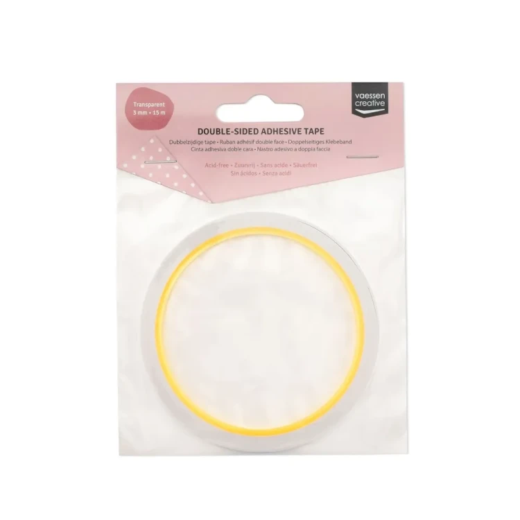 Taśma Klejąca Dwustronna Transparentna 3 mm x 15 m