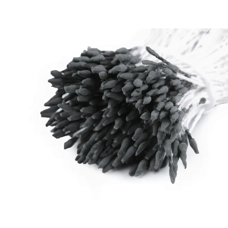 Pręciki do Kwiatków Słupki Matowe Szare 300 sztuk