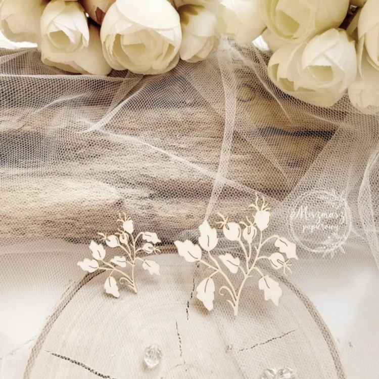 Tekturka Zimowe Gałązki Dzikiej Róży