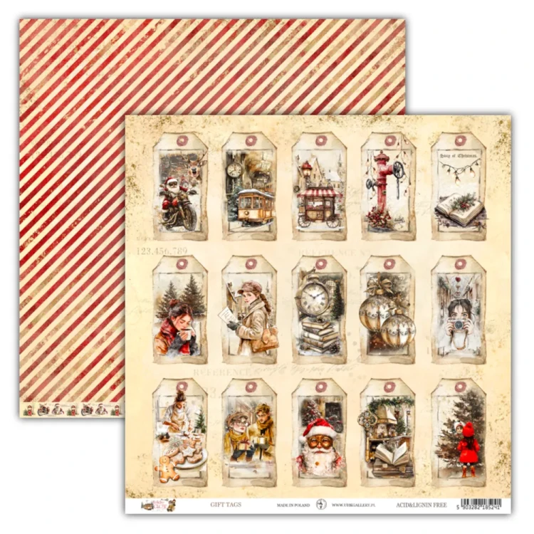 Holiday Glow Gift Tags Papier do Scrapbookingu