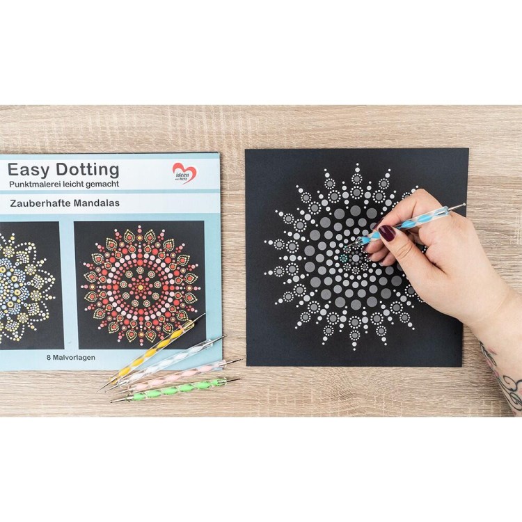 Zestaw dłutek do kropkowania mandali 5 sztuk